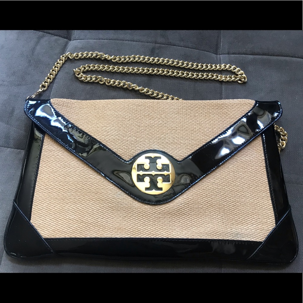 Tory Burch Large Crossbody/Clutch.... Like New!